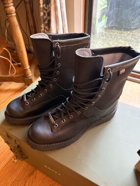 Danner Unis Acadia Black Tactical 8" Lace-Up Boots